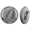 Image 1 : 2024 $30 The Howling Wolf - Pure Silver Coin.  Tax Exempt.