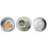 Image 1 : 2004 $20 Fine Silver Coin Hopewell Rocks, 2005 $20 Northwest Territories Diamonds, and 2004 $20 Samb