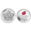 Image 1 : 2008 $1 Sterling Silver Ltd Ed. Proof Poppy, and 2010 Poppy, lot of 2 coins.