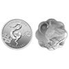 Image 1 : 2013 $10 Year of the Snake & 2016 $15 Lunar Lotus Year of the Monkey - Lot of 2 Pure Silver Coins.  
