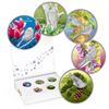 Image 1 : 2017 $10 Birds Among Nature's Colours - 5 Coin Pure Silver Set.  Tax Exempt.