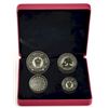 Image 1 : 2018 Before Confederation Colonial Currency of The Atlantic Provinces - Pure Silver 4-Coin Set.  Tax