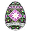 Image 1 : 2024 $20 Pysanka - Fine Silver Coin.  Tax Exempt.
