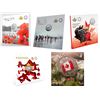 Image 1 : Includes various RCM issues,  2018 $10 Armistice, 2019 $3 75th Anniversary of the Normandy Campaign: