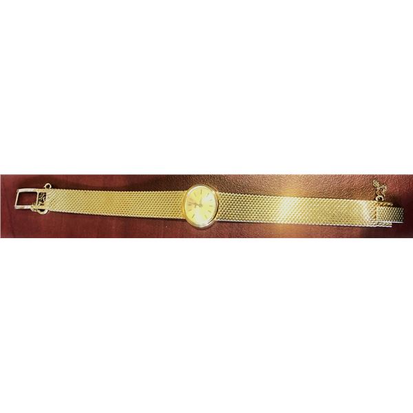 Watch; Vintage PIAGET 18k (750) Yellow Gold Ladies Watch w/18k Bracelet.  (3761 BII)