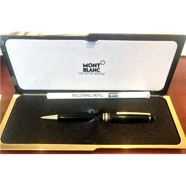 Vintage Montblanc Meisterstuck Ballpoint Pen - Made in W Germany. Housed in original black case.