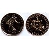 Image 1 : France; 2001 1 Franc (10K Minted) BU/PL 8 grams, .750