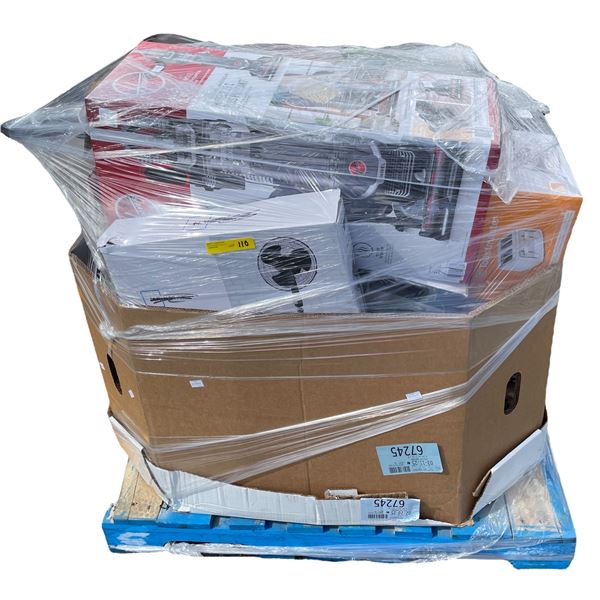 Surprise Pallet of Misc Home Appliances - Hoover Vacuum, Bissell Vacuum, Honeywell Humidifier, Starf