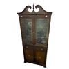 Image 1 : Large Wooden Cabinet w/Glass Doors (74" H)