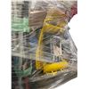 Image 3 : Pallet of Estate Items – Includes crutches, cleaning supplies, vacuum parts, mop buckets, s
