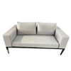 Image 1 : Modern Grey Loveseat Sofa - broken leg