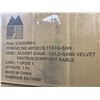 Image 2 : Accent Chair - Gold - Sand Velvet
