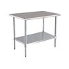 Image 1 : Stainless Steel Workbench 24" x 48" - Amazon Commercial Product