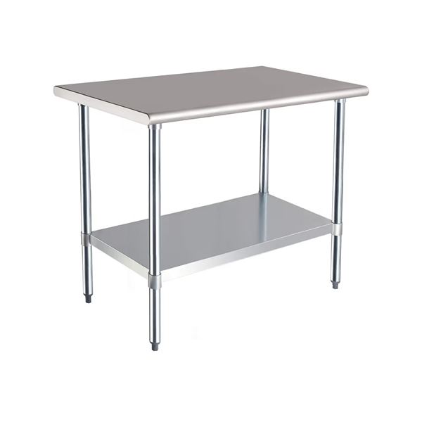Stainless Steel Workbench 24" x 48" - Amazon Commercial Product