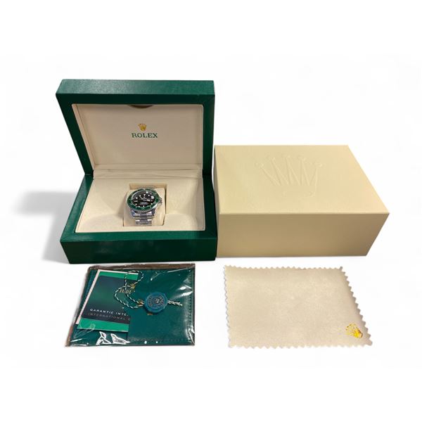 Grade B Homage Rolex Submariner "Kermit" Stainless Steel Case + Oyster Bracelet Black + Green Bezel