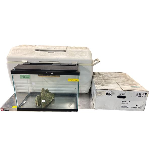 Kohler Undercounter Lavatory Sink, Aquarium and 156 Litre Igloo Cooler