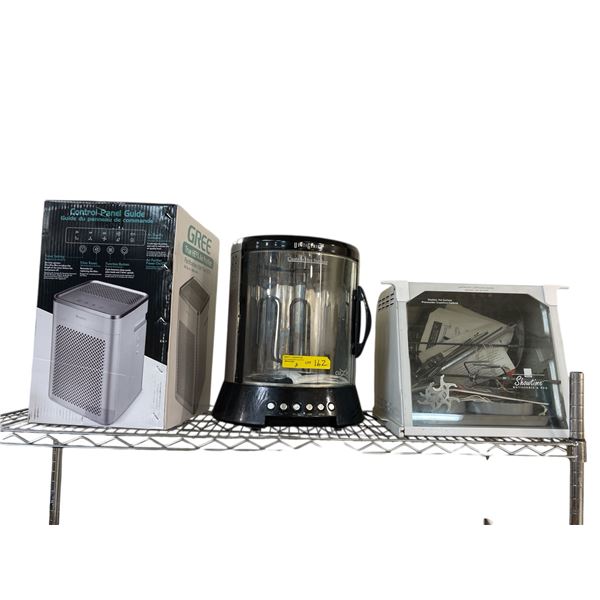 Gree Air Purifier, VertiGenius Convection Cooker & Showtime Rotisserie