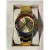 Image 2 : NEW Grade B Homage to Rolex Daytona Cosmograph 126598 Rainbow Yellow Gold Champagne & Rainbow Bezel