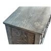 Image 3 : Rustic Glass front wooden cabinet (approx 36' W x 14"D x 30" H)