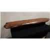 Image 1 : Driftwood Fiberglass Table -Long w/ 2 Short Legs -Made on Maui  85" x 17" x 12"H