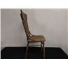 Image 8 : Wooden Spindle-Back Chair w/ Etched Back 16" x 16" x 39"H