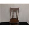 Image 2 : Wooden Spindle-Back Chair 15" x 14" x 39"H