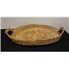 Image 1 : Woven Basket Tray w/ Handles from Bali 25" Dia, 3.5"H