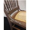 Image 10 : Wooden Spindle-Back Chair w/ Woven Seat 17" x 16" x 42"H