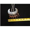 Image 8 : Beaded Necklace w/ Shell Half Moon Pendant & Fringe from the Soloman Islands 32"L x 4"W