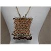 Image 2 : Beaded Necklace w/ Woven Pendant & Fringe from the Soloman Islands 34"L x 4"W