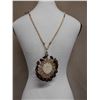 Image 2 : Beaded Necklace w/ Round Pendant from the Soloman Islands 36"L x 4"W