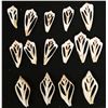 Image 1 : Qty 15 Center Cut Strombus Shells, Misc Sizes