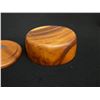 Image 8 : Round Wooden Trinket Box w/ Lid & Honu Turtle Motif 4.25" Dia, 1.5"H