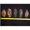 Image 11 : Qty 5 Oval Wooden Bowls, Approx. 7"L