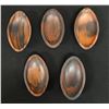 Image 1 : Qty 5 Oval Wooden Bowls, Approx. 7"L