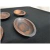 Image 8 : Qty 5 Oval Wooden Bowls, Approx. 7"L