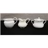 Image 1 : Qty 2 Porcelain I.Godinger Creamers & Sugar Bowl, Misc Sizes