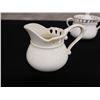 Image 8 : Qty 2 Porcelain I.Godinger Creamers & Sugar Bowl, Misc Sizes