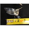 Image 11 : Qty 8 Hummingbird Blown Glass Ornaments w/ 22 Kt Gold Accents Approx. 2.5" Dia
