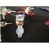 Image 8 : Qty 8 Hummingbird Blown Glass Ornaments w/ 22 Kt Gold Accents Approx. 2.5" Dia