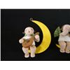 Image 2 : Qty 5 Angel Musicians on Crescent Moons 2" x 1"