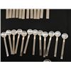 Image 8 : Multiple Wallace Indonesia Flatware: Forks, Knives, Spoons, Misc Sizes