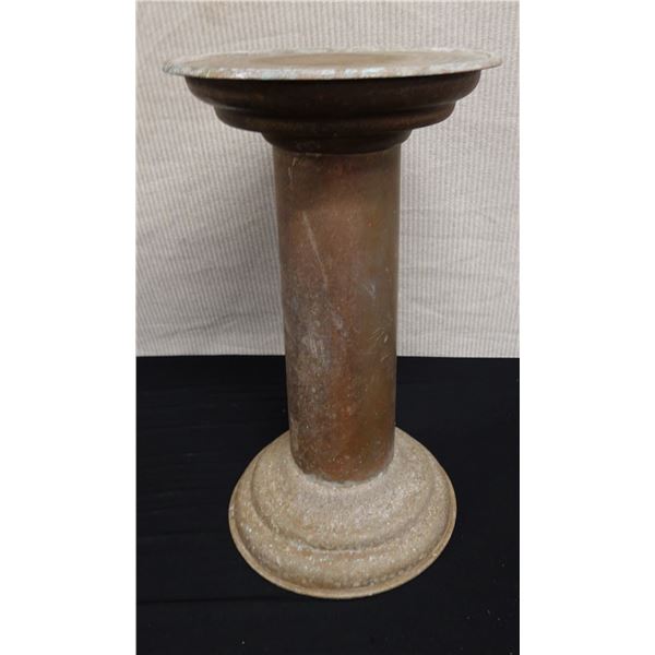 Vintage Pedestal Display Stand 13" Dia, 22.5"H