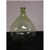 Image 2 : Vintage Green Blown Glass Bottle Marked 20, 11" Dia, 17"H