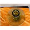 Image 8 : Vintage Green Blown Glass Bottle Marked 20, 11" Dia, 17"H