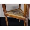 Image 8 : Wooden Tree-Trunk Stool w/ Undershelf 13" Dia, 29"H