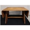 Image 1 : Maple Wood Drop Leaf Table 42" x 18" x 18"H (extended)