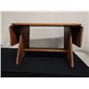 Image 2 : Maple Wood Drop Leaf Table 42" x 18" x 18"H (extended)