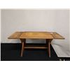 Image 3 : Maple Wood Drop Leaf Table 42" x 18" x 18"H (extended)