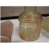 Image 3 : Qty 3 Miniature Glass Bottles: Marked Higgins, 1846, etc, Misc Sizes to 4.5"H
